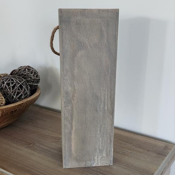 Decorative Wedding Wine Bottle Box – Demdaco Wooden Lanern Keepsake marriage💍🍷 - Picture 5 of 16